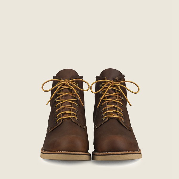 Botas Red Wing Heritage Hombre Marrom Oscuro - Rover - 6-Inchr Rough & Tough Cuero - 659-QIAGNY